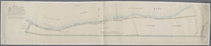 A-0953 Kaart van de meer oevers voor de Rottepolder onder Houtrijk, 1807